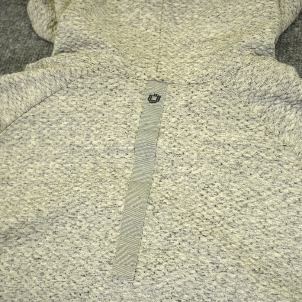 IBKUL Hoodie Popcorn Stitch Mens Large Grey Textured Performance Pullover - Picture 9 of 10